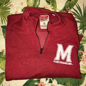 Red women’s Maryland pullover